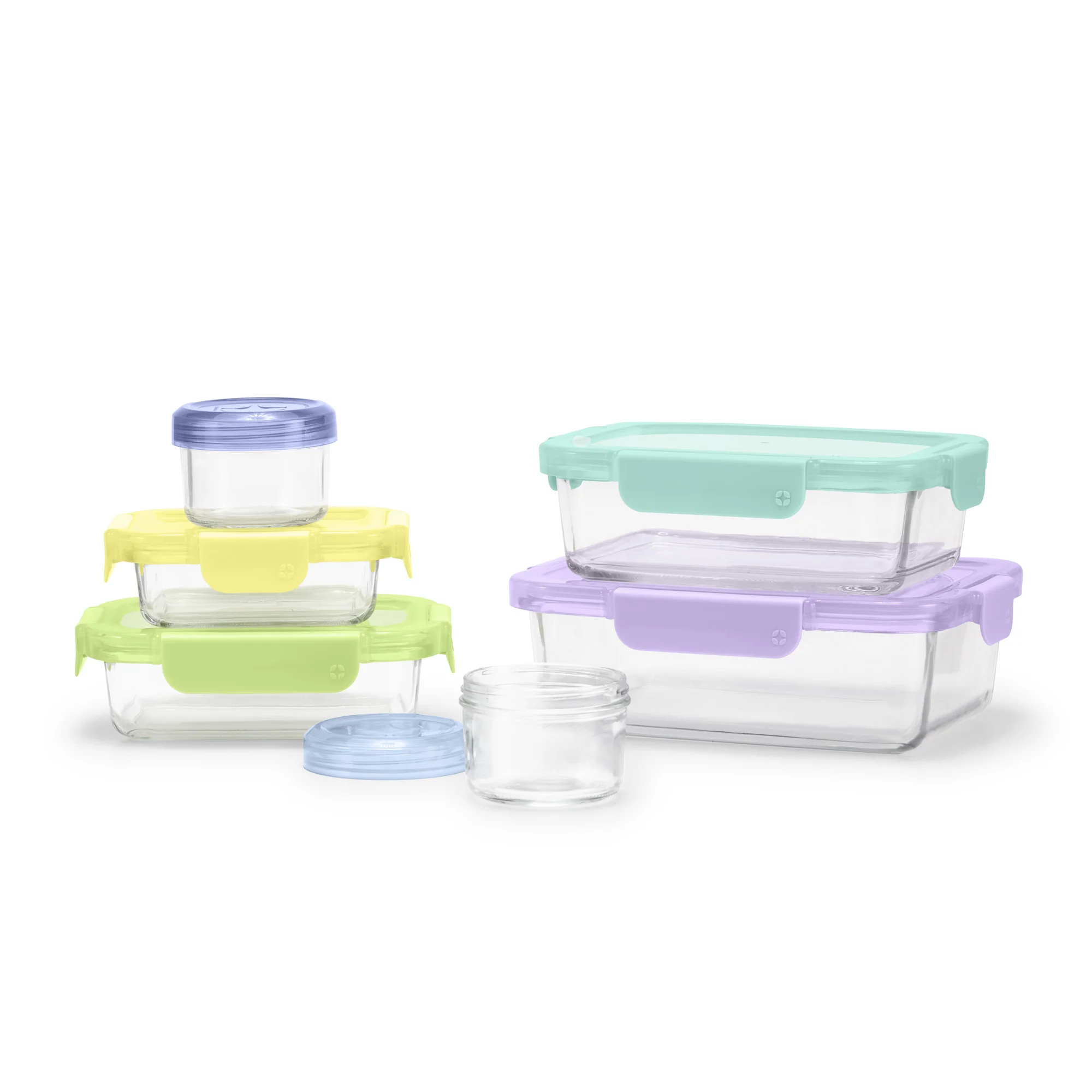 Color Lock® Glass 12pc Mixed Meal Prep Set - Image 10