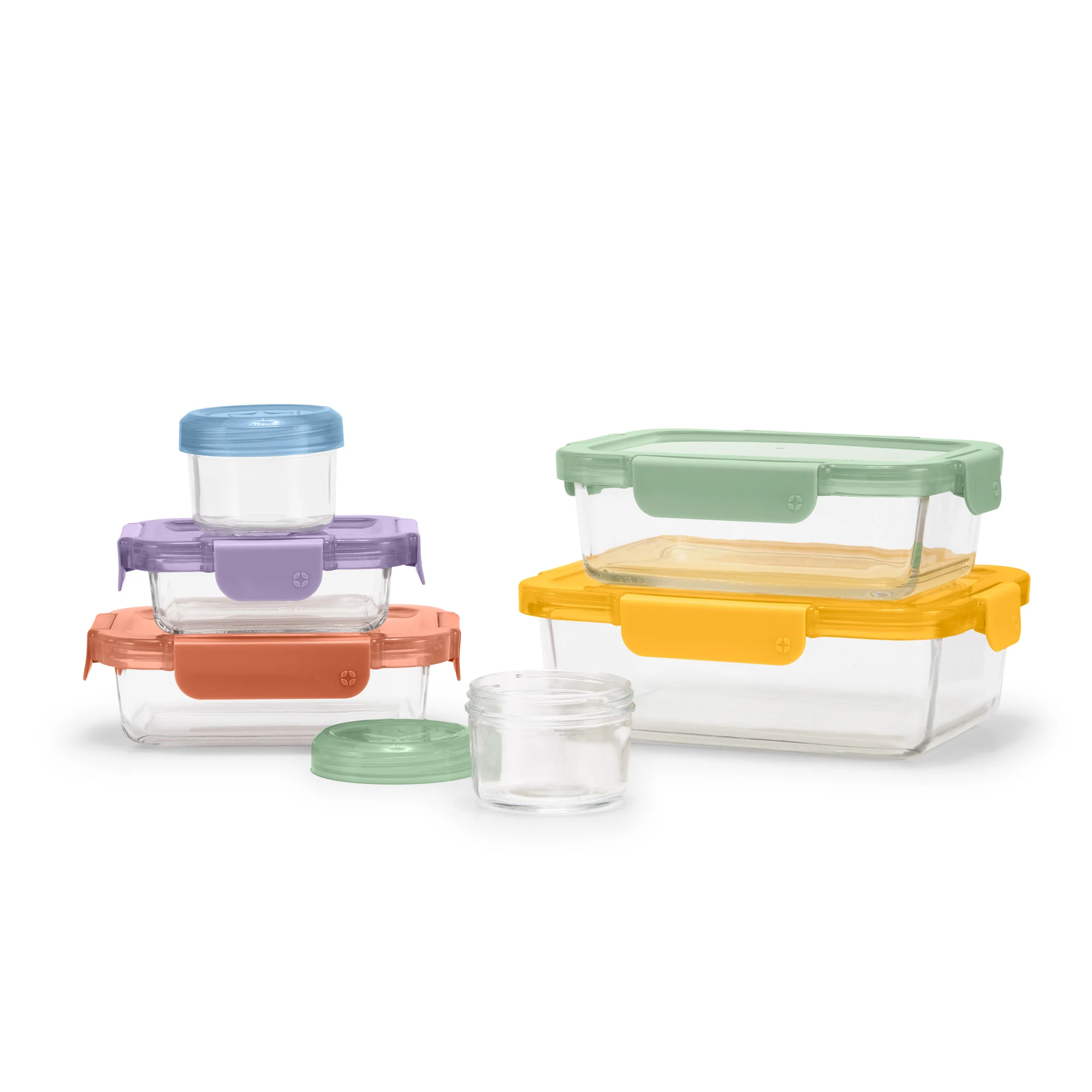 Color Lock® Glass 12pc Mixed Meal Prep Set - Image 9