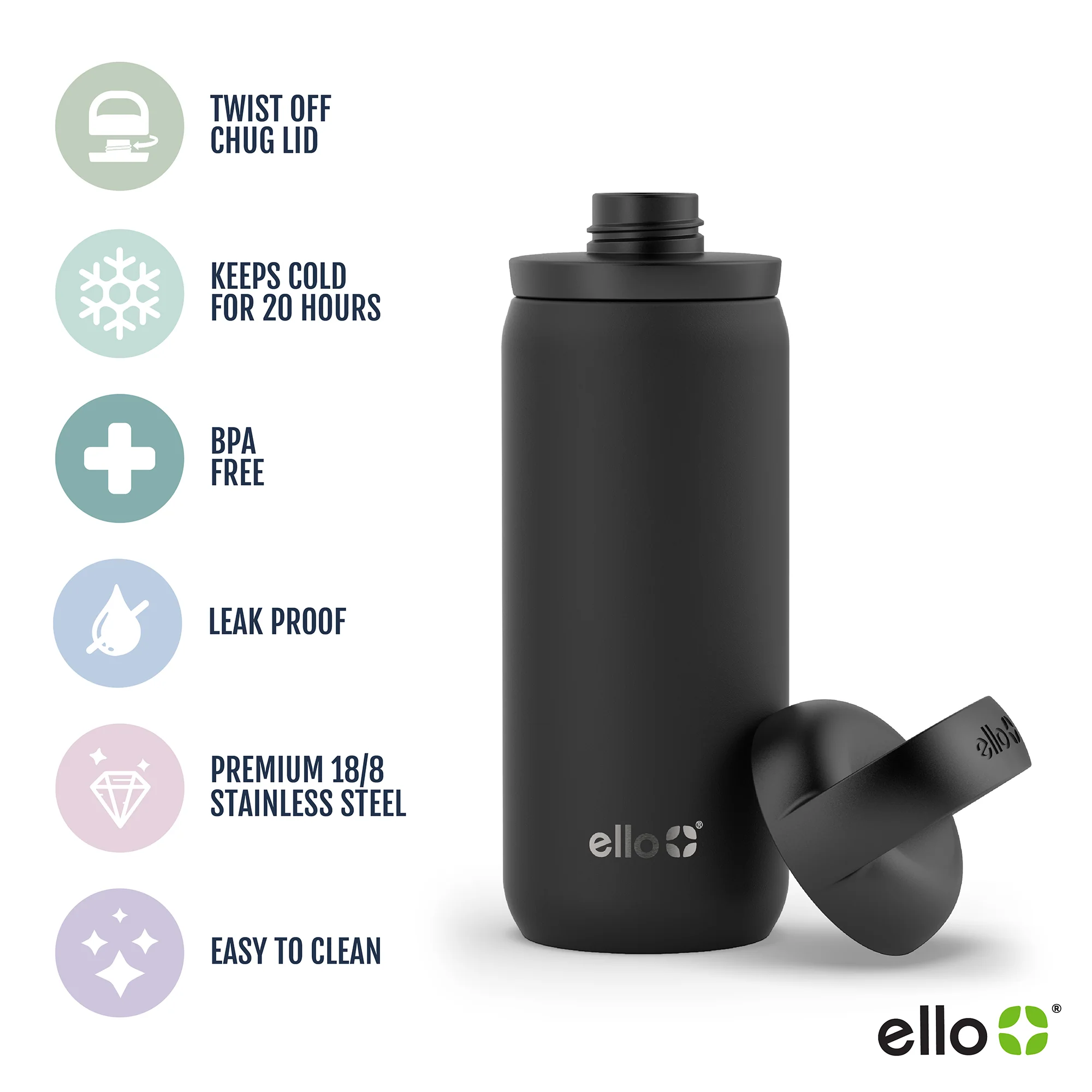 Cooper Twist Stainless Steel Water Bottle - Image 62