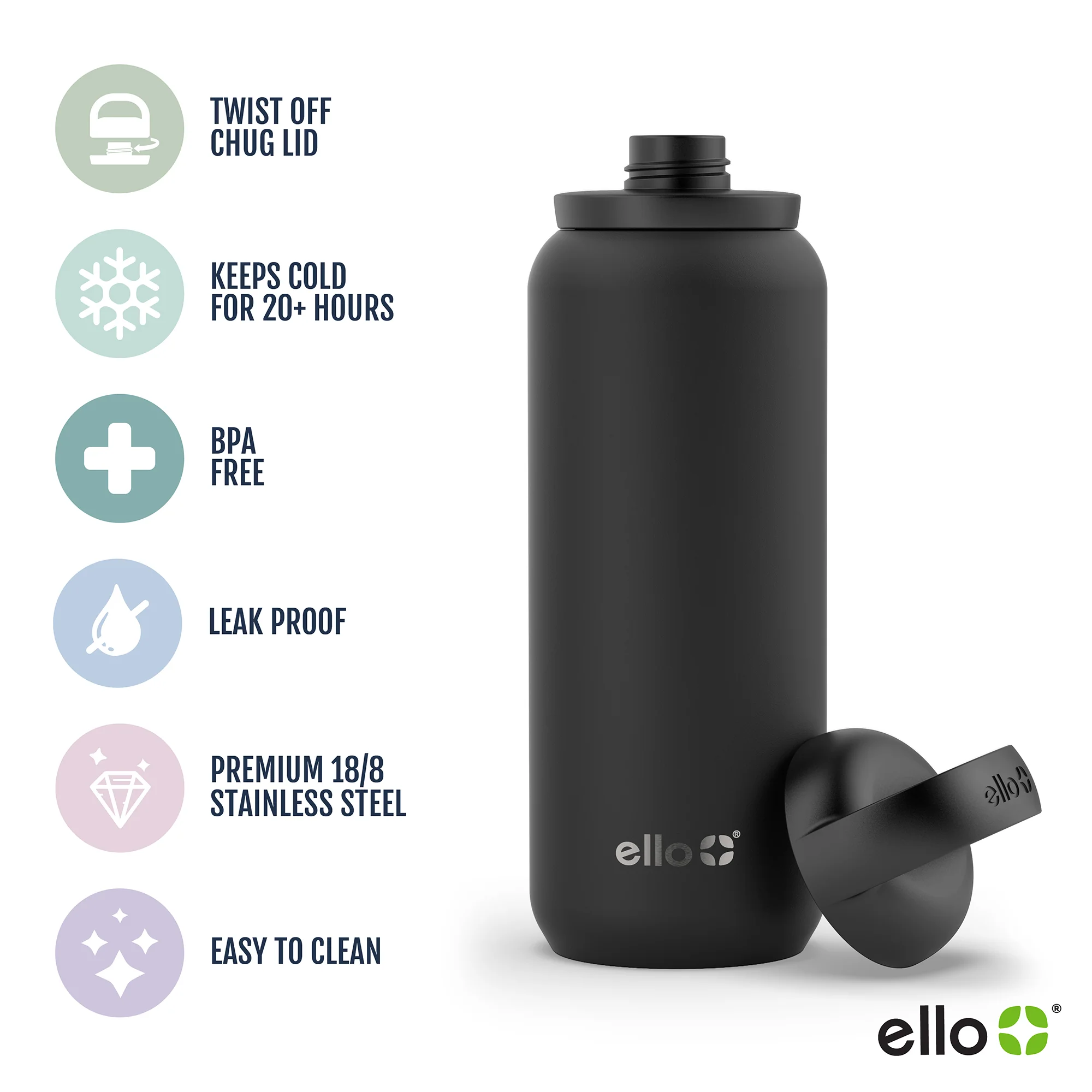 Cooper Twist Stainless Steel Water Bottle - Image 67
