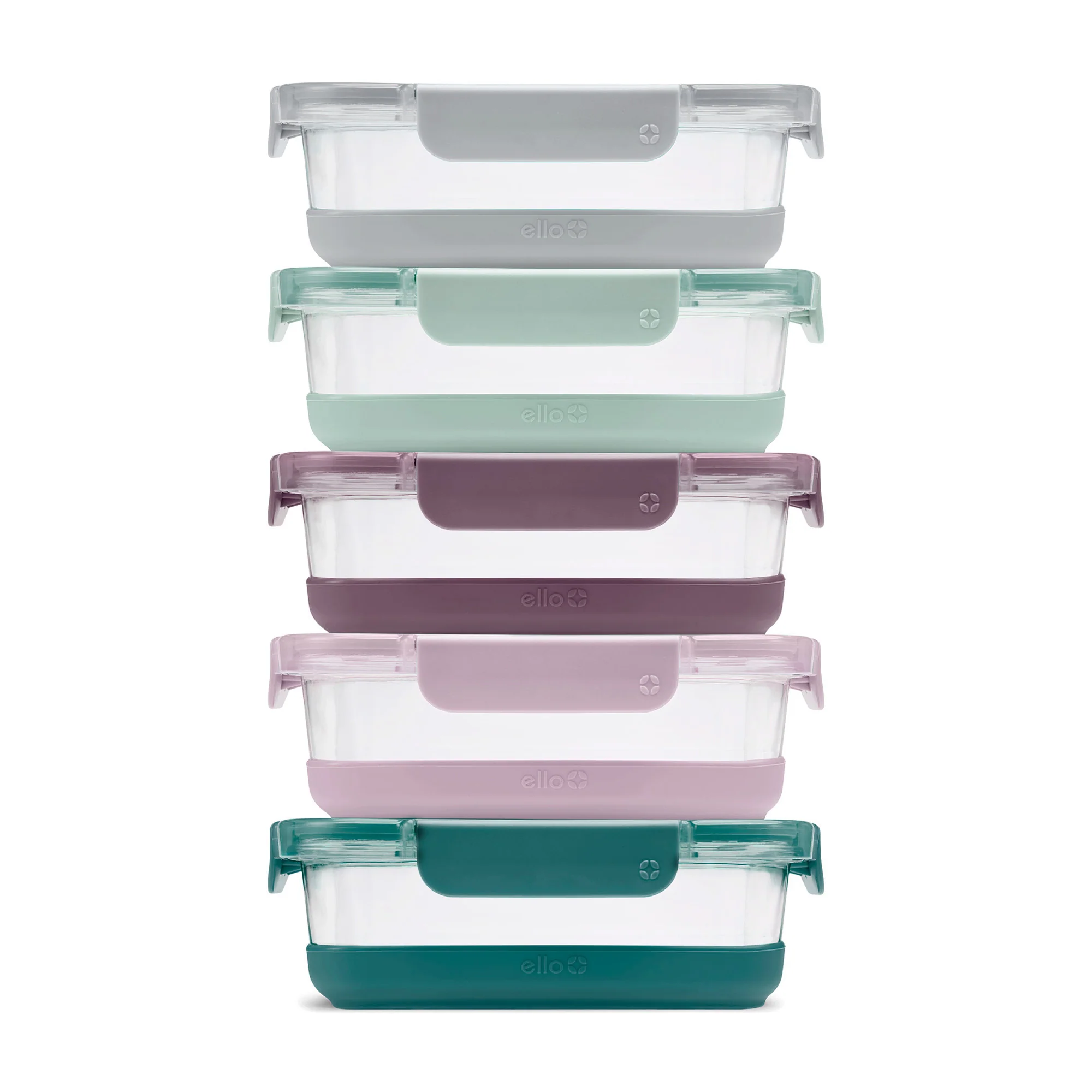 Ello Duraglass Refresh™ Meal Prep Containers, Set of 5 - Image 20