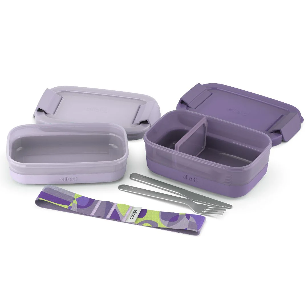 Lunch Bento Stack Plastic Food Storage Container, Set of 2 - Image 22