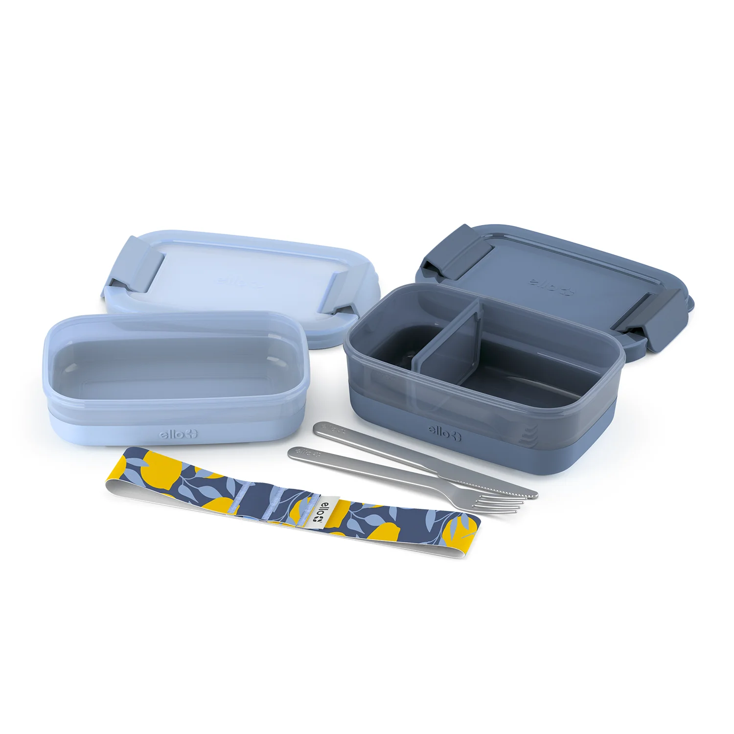 Lunch Bento Stack Plastic Food Storage Container, Set of 2 - Image 6