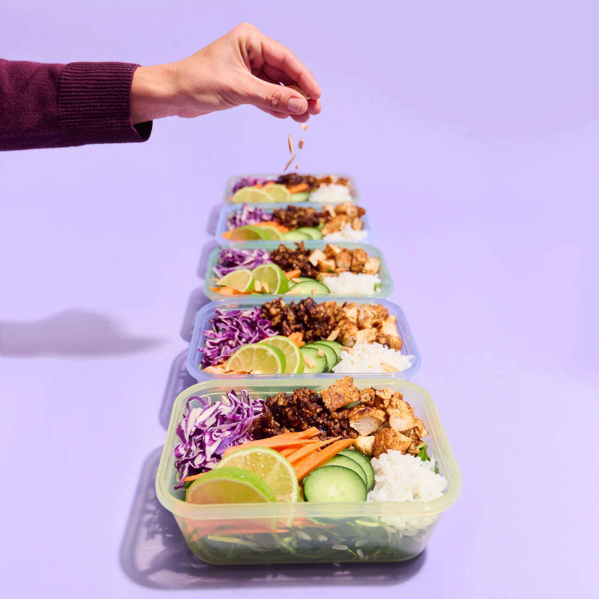 Snap & Nest Meal Prep Containers, Set of 5 - Image 2